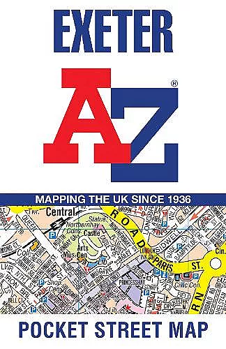 Exeter A-Z Pocket Street Map cover