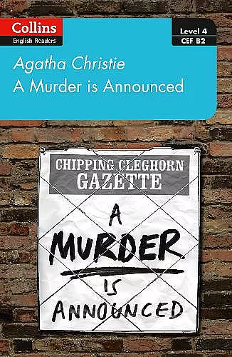A murder is announced cover