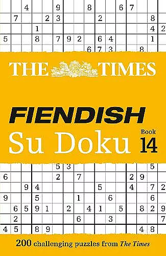 The Times Fiendish Su Doku Book 14 cover