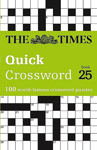 The Times Quick Crossword Book 25 cover