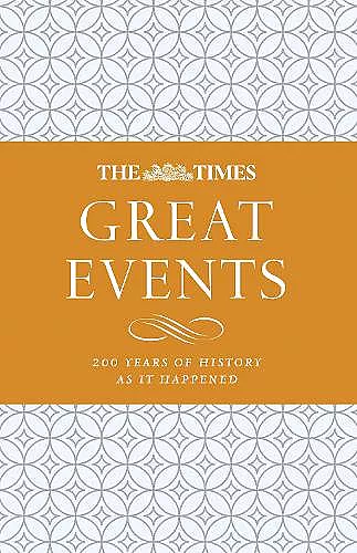 The Times Great Events cover