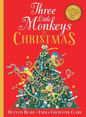 Three Little Monkeys at Christmas cover