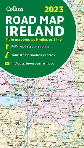 2023 Collins Road Map of Ireland cover