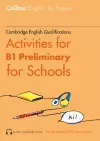Activities for B1 Preliminary for Schools cover