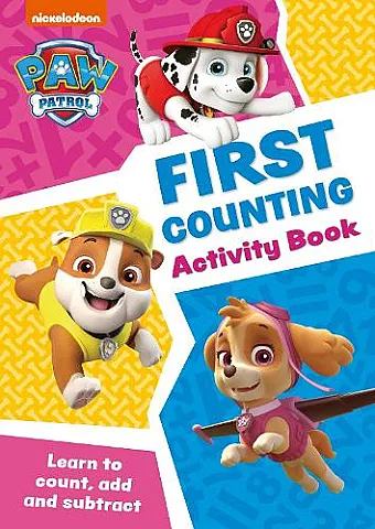 PAW Patrol First Counting Activity Book cover