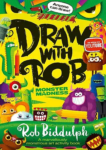 Draw With Rob: Monster Madness cover