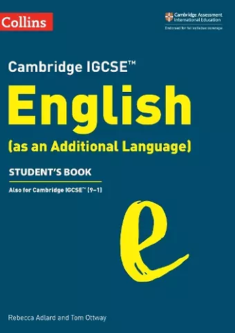 Cambridge IGCSE English (as an Additional Language) Student’s Book cover