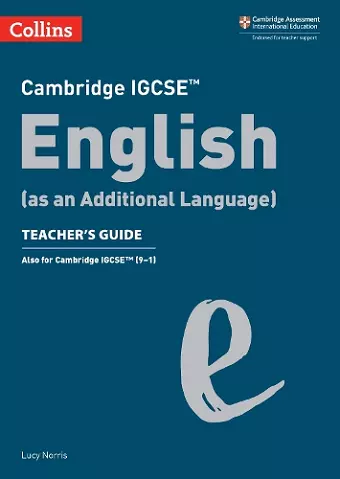 Cambridge IGCSE English (as an Additional Language) Teacher’s Guide cover