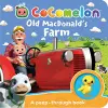 Official Cocomelon: Old MacDonald’s Farm: A peep-through book cover