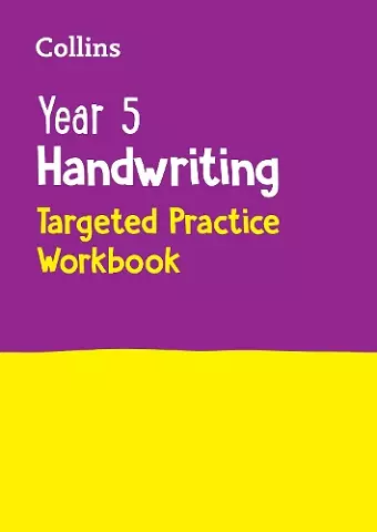 Year 5 Handwriting Targeted Practice Workbook cover