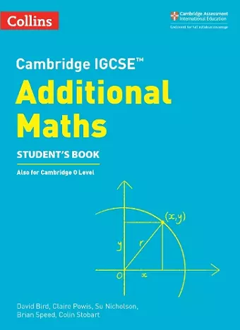 Cambridge IGCSE™ Additional Maths Student’s Book cover