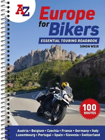 A -Z Europe for Bikers cover