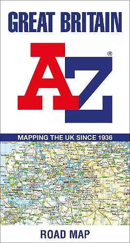 Great Britain A-Z Road Map cover