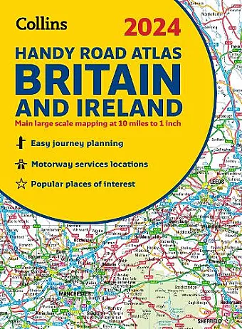 2024 Collins Handy Road Atlas Britain and Ireland cover