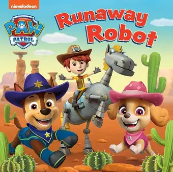 PAW PATROL RUNAWAY ROBOT BOARD BOOK cover