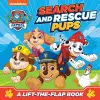 PAW Patrol Search and Rescue Pups: A lift-the-flap book cover