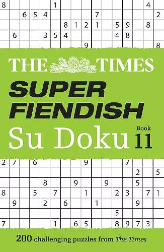 The Times Super Fiendish Su Doku Book 11 cover