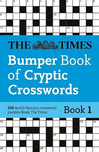 The Times Bumper Book of Cryptic Crosswords Book 1 cover