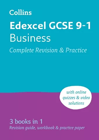 Edexcel GCSE 9-1 Business Complete Revision and Practice cover