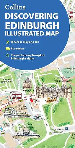 Discovering Edinburgh Illustrated Map cover