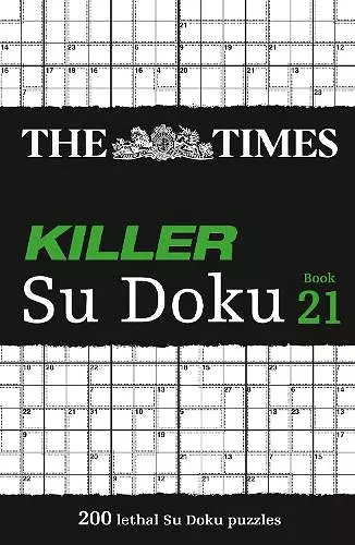 The Times Killer Su Doku Book 21 cover