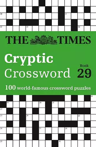The Times Cryptic Crossword Book 29 cover
