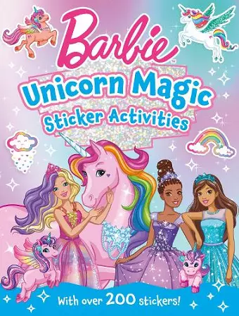 Barbie Unicorn Magic Sticker Activity Book cover