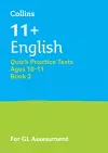 11+ English Quick Practice Tests Age 10-11 (Year 6) Book 2 cover