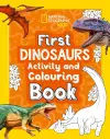 First Dinosaurs Activity and Colouring Book cover