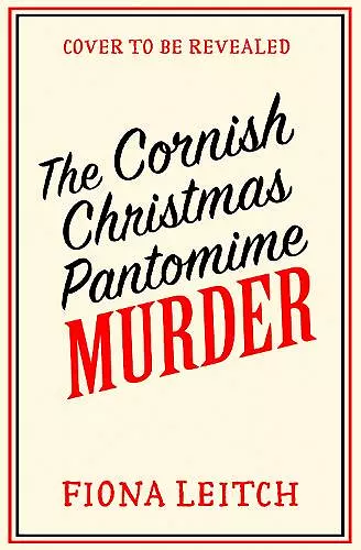 The Cornish Christmas Pantomime Murder cover