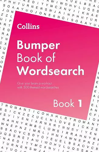 Collins Bumper Book of Wordsearch book 1 cover