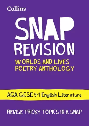 Worlds and Lives Poetry Cluster AQA GCSE 9-1 English Literature Revision Guide cover