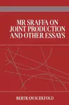 Mr Sraffa on Joint Production and Other Essays cover