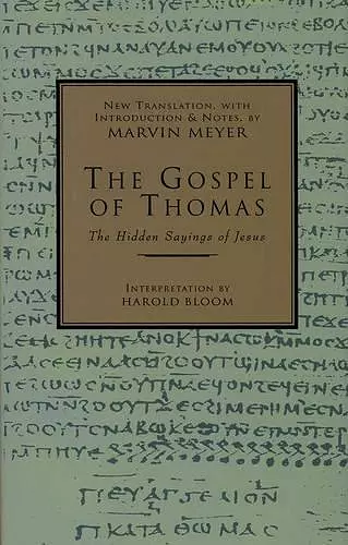 The Gospel of Thomas cover