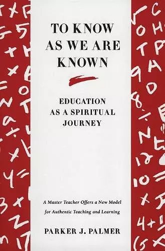 To Know As We Are Known cover