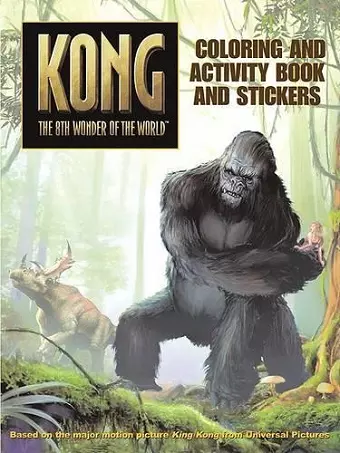 King Kong Coloring and Activity Book and Stickers cover