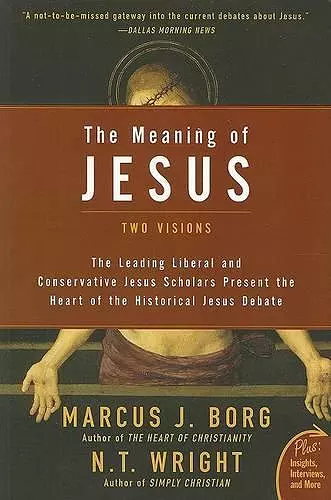 The Meaning of Jesus cover