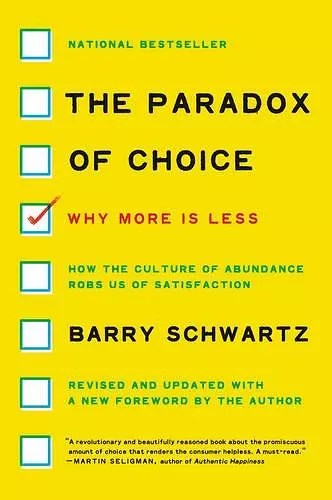 The Paradox of Choice cover