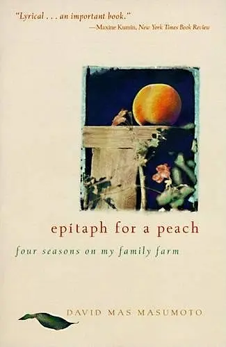 Epitaph for a Peach cover