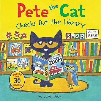 Pete the Cat Checks Out the Library cover