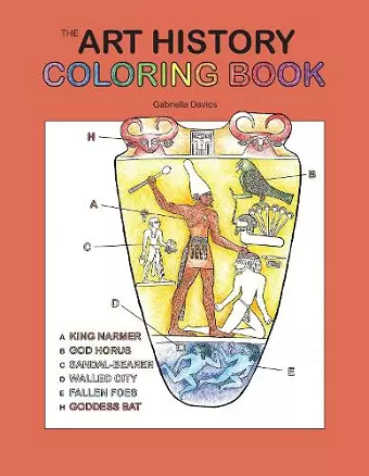 The Art History Coloring Book cover