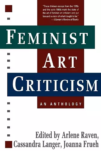 Feminist Art Criticism cover