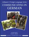 Communicating In German, (Novice Level) cover