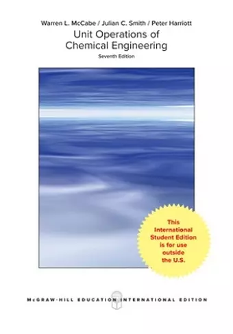 Unit Operations of Chemical Engineering (Int'l Ed) cover