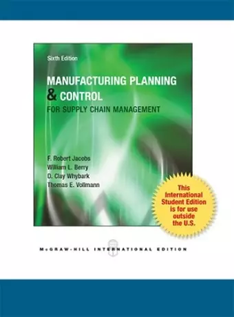 Manufacturing Planning and Control for Supply Chain Management cover