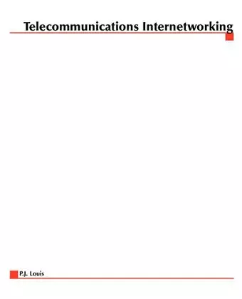 Telecommunications Internetworking cover