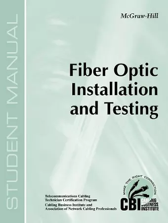 Fiber Optic Installation and Testing (400) cover