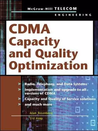 CDMA Capacity and Quality Optimization cover