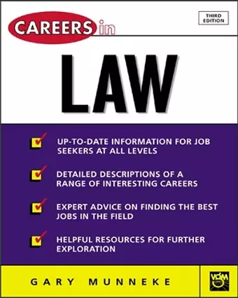 Careers in Law cover