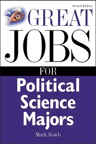 Great Jobs for Political Science Majors cover